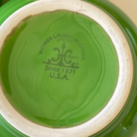 Fiestaware Shamrock Green Jumbo coffee cup 18oz discontinued color large mug - Picture 6 of 7